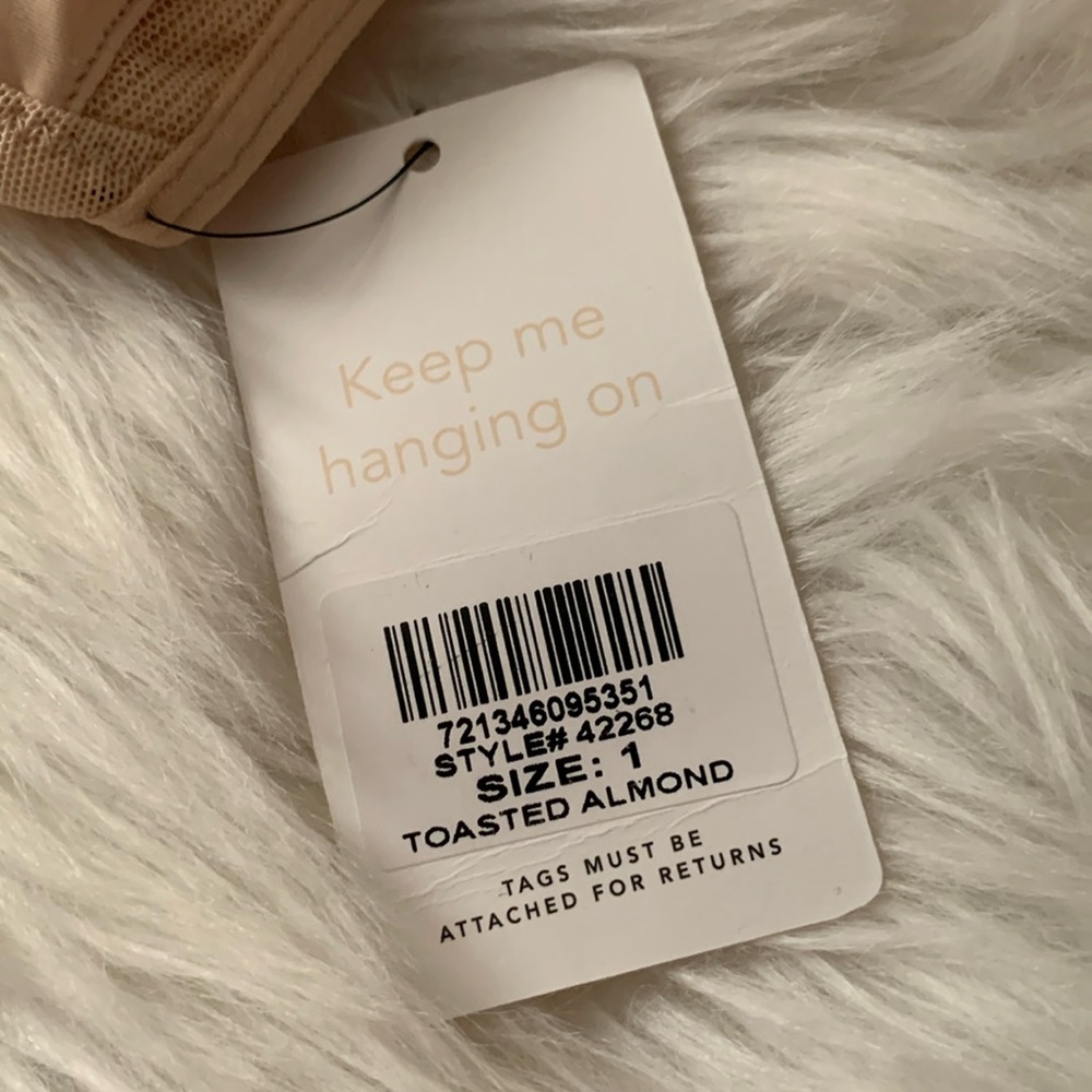 NWT Lively The Mesh Busty Bralette Toasted Almond - Picture 9 of 15